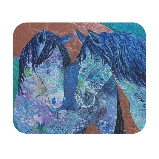 Mouse Pad "Two Horses"