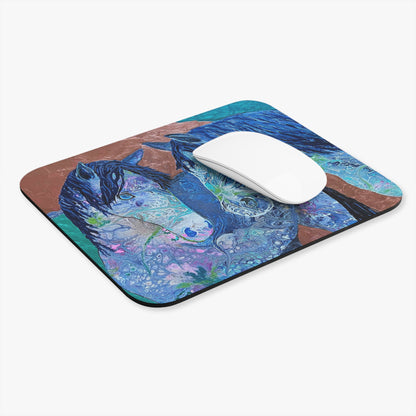 Mouse Pad "Two Horses"