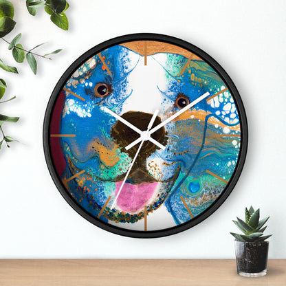 Wall Clock "Happy Dog"