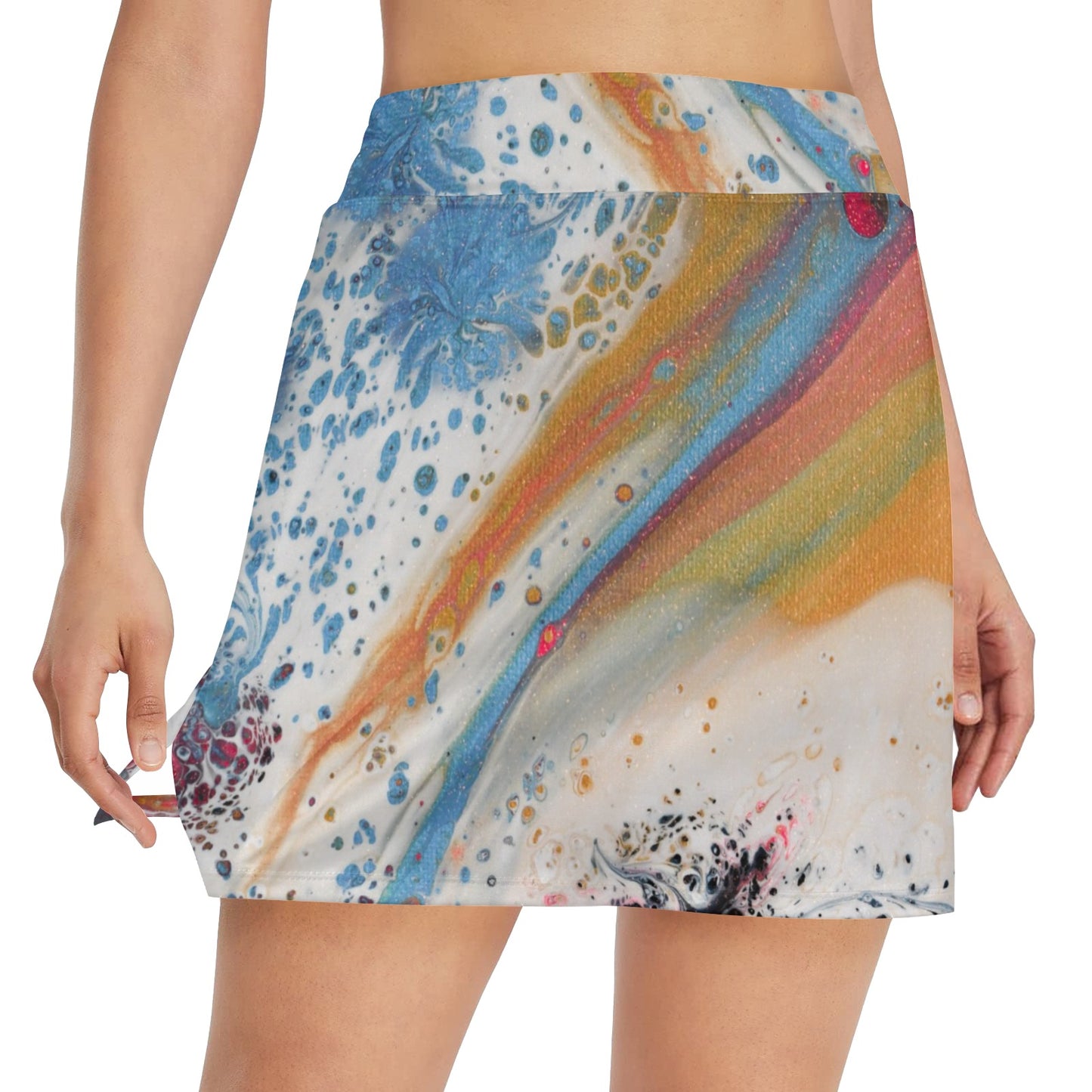 Golf Skirt/Skort  w/pockets "Fireworks"